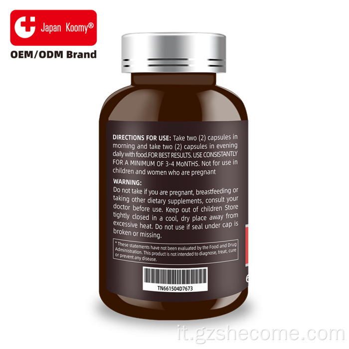 Supporto per la crescita dei capelli in capsule Shecome DHT Blocker